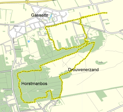 Map Horstmanbos Drouwenerzand