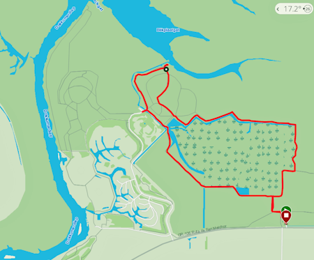 Map Hiking Lauwersmeer