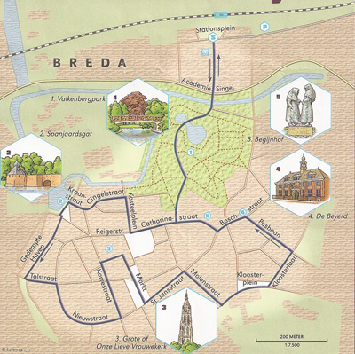 Map city hike Bredaas Kwartiertje