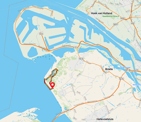 Map Voornes-Duin