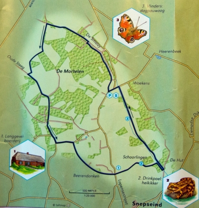 Map Mortelen route