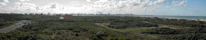 View to the South  'Zeetoren' (Seatower) Hoek van Holland Rotterdam