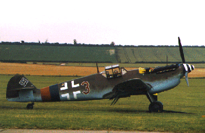 ME109 on Duxford Airfield